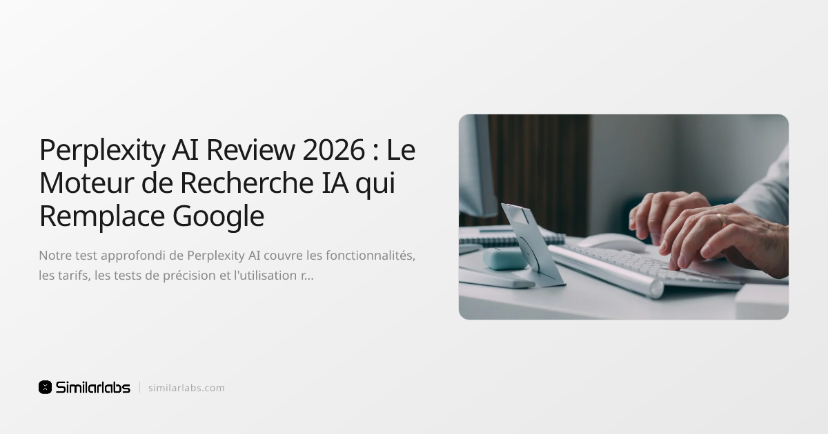 Perplexity AI Review 2026 : Le Moteur de Recherche IA qui Remplace ...